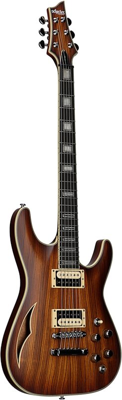 open zoom image for Schecter C-1 EA Classic Electric Guitar, Faded Vintage Sunburst, Body Left Front