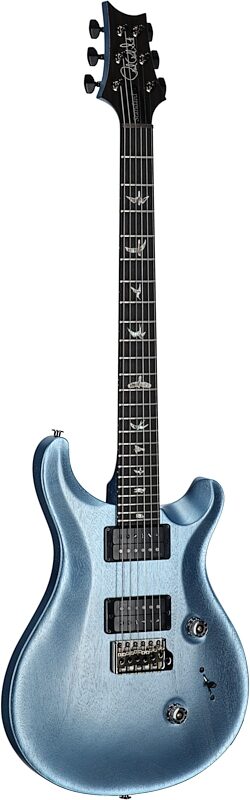open zoom image for PRS Paul Reed Smith Satin Standard 24 Electric Guitar, Frost Blue Metallic, with Case, Body Left Front