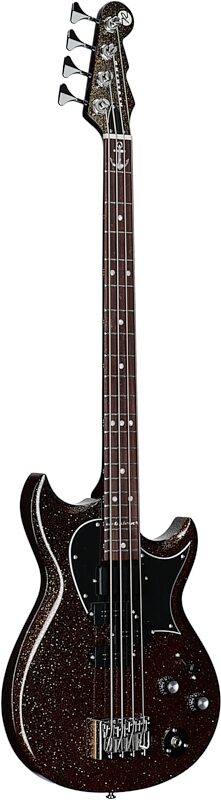 open zoom image for Reverend Mike Watt Wattplower MKII Electric Bass, Rootbeer, Body Left Front