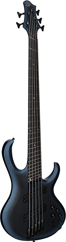 open zoom image for Ibanez BTB605MS Multi-Scale Bass Guitar, 5-String (with Case), Midnight Arctic Ocean, Body Left Front