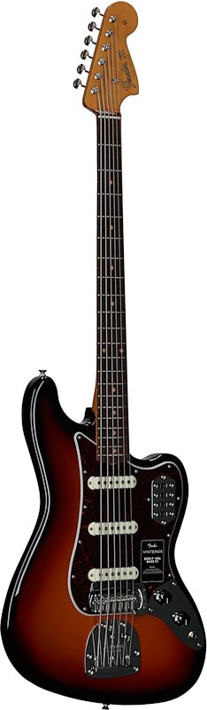 open zoom image for Fender Vintera III Early '60s Bass VI Electric Bass, 6-String, with Rosewood Fingerboard (and Gig Bag), 3-Color Sunburst, Body Left Front