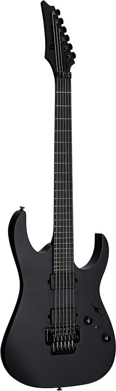 open zoom image for Ibanez RGRB620 Iron Label Electric Guitar, Black Flat, Body Left Front
