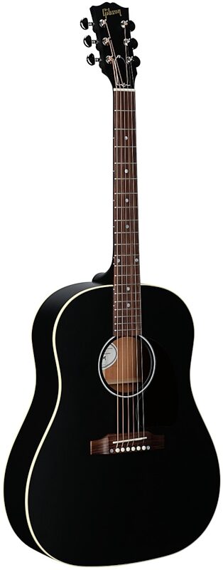 open zoom image for Gibson Limited Edition J-45 Special Acoustic-Electric Guitar (with Gig Bag), Ebony, Body Left Front