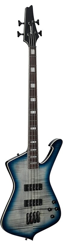 open zoom image for Ibanez ICB720FM Iceman Electric Bass (with Gig Bag), Cosmic Blue Starburst, Body Left Front