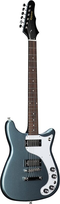 open zoom image for Epiphone 150th Anniversary Wilshire Electric Guitar (with Case), Pacific Blue, Body Left Front