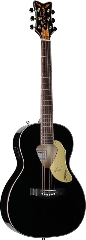 open zoom image for Gretsch G5021WPE Rancher Penguin Parlor Acoustic-Electric Guitar, Black, Body Left Front