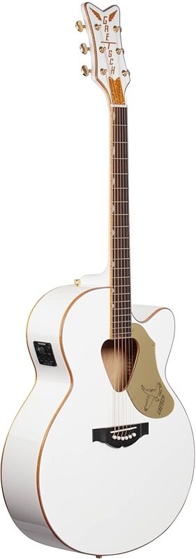 open zoom image for Gretsch G5022CWFE Rancher Falcon Jumbo Acoustic-Electric Guitar, White, Body Left Front