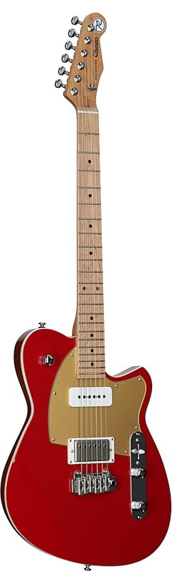 open zoom image for Reverend Charger H90 Wilkinson Electric Guitar, Metallic Cherry, Open Box (Very Good), Body Left Front
