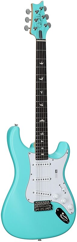open zoom image for PRS Paul Reed Smith John Mayer Wild Blue Silver Sky Limited Electric Guitar (with Gig Bag), New, Body Left Front