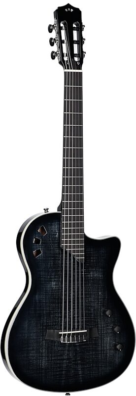 open zoom image for Cordoba Stage Thinbody Nylon Acoustic-Electric Guitar, Black Burst, Open Box (Very Good), Body Left Front