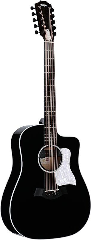 open zoom image for Taylor Somos 250ce Plus Bajo Quinto 10-String Acoustic-Electric Guitar, Black, Body Left Front