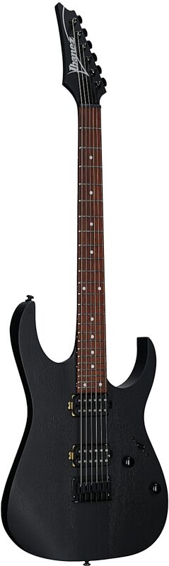 open zoom image for Ibanez RGRT421 Electric Guitar, Weathered Black, Body Left Front