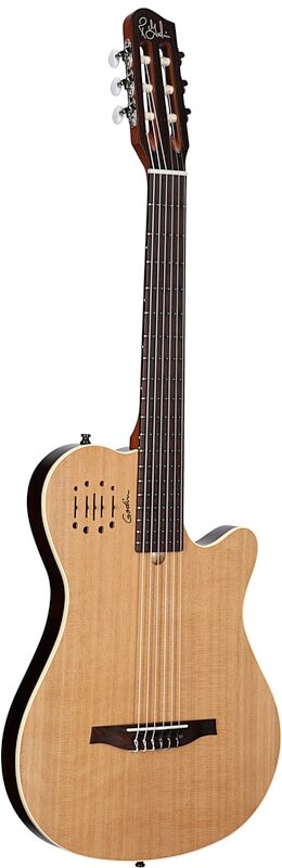 open zoom image for Godin Multiac Grand Concert Encore Classical Acoustic-Electric Guitar, Natural, Body Left Front