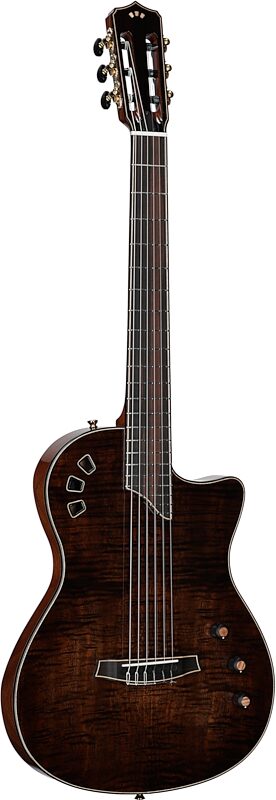 open zoom image for Cordoba Stage Artist Classical Acoustic-Electric Guitar (with Case), Habano Burst, Open Box (Very Good), Body Left Front
