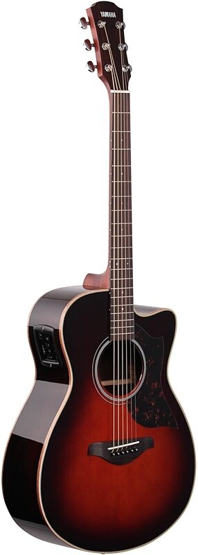 open zoom image for Yamaha AC1R Acoustic-Electric Guitar, Tobacco Brown Sunburst, Body Left Front
