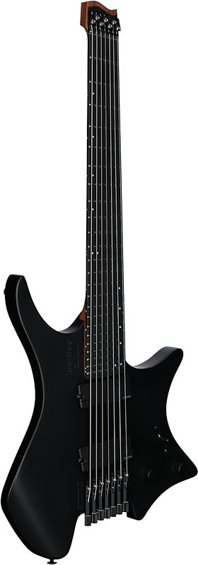 open zoom image for Strandberg Boden Metal NX 7 Electric Guitar, 7-String (with Gig Bag), Black Granite, Body Left Front