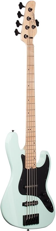 open zoom image for Schecter J5 Electric Bass, Seafoam Green, Body Left Front