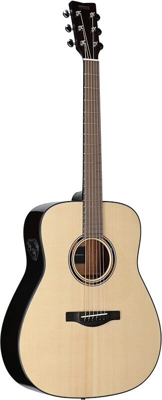 open zoom image for Yamaha TAG1E Transacoustic Dreadnought Acoustic-Electric Guitar (with Gig Bag), Natural, Body Left Front