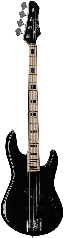 open zoom image for Spector Icon NC-4 Frank Bello Signature Model Electric Bass, Black, Body Left Front