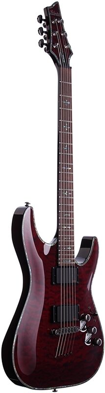 open zoom image for Schecter C-1 Hellraiser Electric Guitar, Black Cherry, Body Left Front