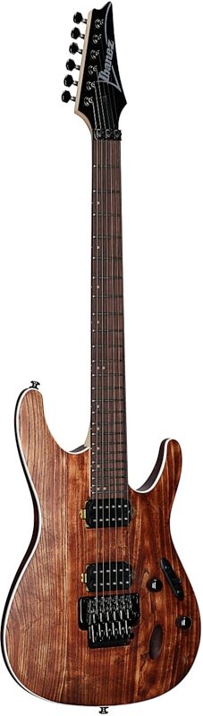 open zoom image for Ibanez S520AH Electric Guitar, Antique Brown Stained, Body Left Front