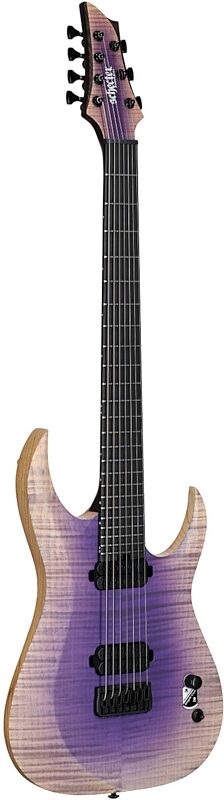 open zoom image for Schecter John Browne Tao-7 Electric Guitar, 7-String, Ozone Burst, Body Left Front