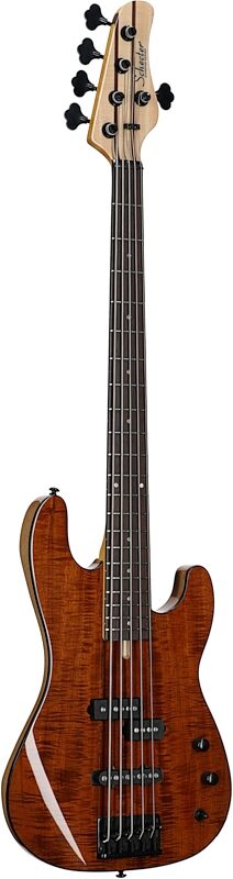 open zoom image for Schecter Michael Anthony MA-5 Electric Bass, 5-String, Gloss Natural, Body Left Front