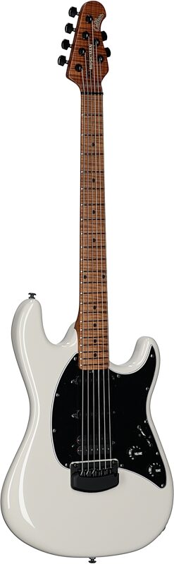 open zoom image for Ernie Ball Music Man Cutlass RS HSS Electric Guitar (with Case), Limestone, Open Box (Very Good), Body Left Front