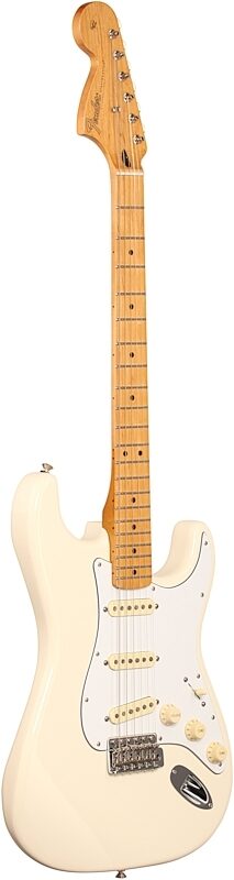 open zoom image for Fender Jimi Hendrix Stratocaster Electric Guitar, Olympic White, Body Left Front