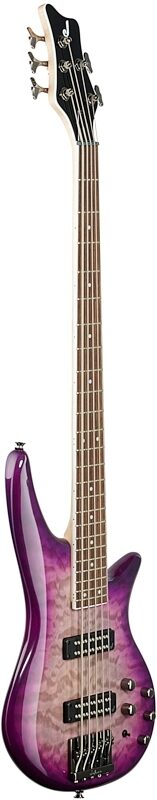 open zoom image for Jackson JS3QV Spectra Electric Bass, 5-String (with Laurel Fingerboard), Purple Phaze, Open Box (Very Good), Body Left Front
