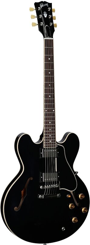 open zoom image for Gibson ES-335 '50s Electric Guitar (with Case), Ebony, Body Left Front