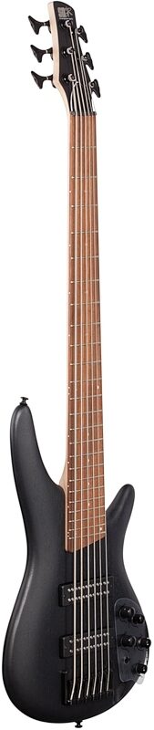 open zoom image for Ibanez SR306E Electric Bass, 6-String, Weathered Black, Body Left Front