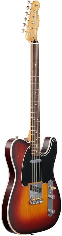open zoom image for Fender Jason Isbell Custom Telecaster Electric Guitar (with Gig Bag), Chocolate Sun Burst, Body Left Front