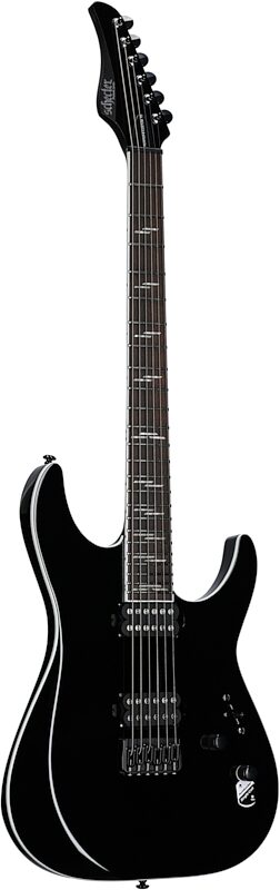open zoom image for Schecter Reaper 6 Custom Electric Guitar, Gloss Black, Open Box (Very Good), Body Left Front