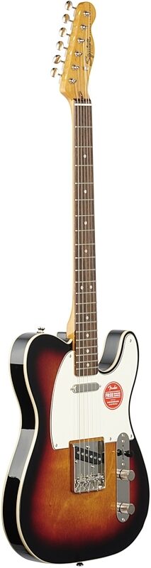 open zoom image for Squier Classic Vibe '60s Custom Telecaster Electric Guitar, with Laurel Fingerboard, 3-Color Sunburst, Body Left Front