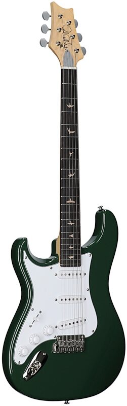 open zoom image for PRS Paul Reed Smith SE Silver Sky Electric Guitar, Left-Handed, Rosewood Fretboard (with Gig Bag), Laurel Green, Body Left Front