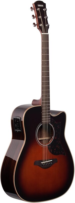 open zoom image for Yamaha A1R Acoustic-Electric Guitar, Tobacco Brown Sunburst, Body Left Front