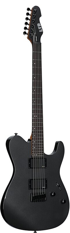 open zoom image for ESP LTD TH-400 Electric Guitar, Charcoal Metallic, Body Left Front