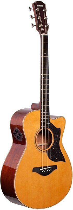 open zoom image for Yamaha AC5M Concert Acoustic-Electric Guitar (with Case), Vintage Natural, Body Left Front