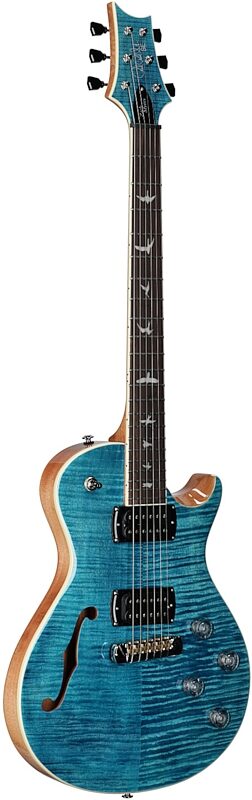 open zoom image for PRS Paul Reed Smith SE Zach Myers 594-v2 Electric Guitar (with Gig Bag), Myers Blue, Body Left Front