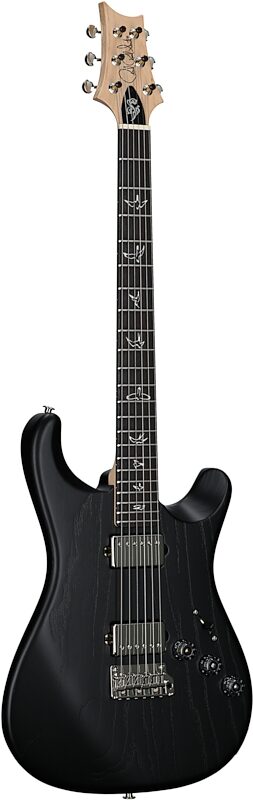 open zoom image for PRS Paul Reed Smith Fiore HH Satin Electric Guitar (with Gig Bag), Black Hyacinth, Body Left Front