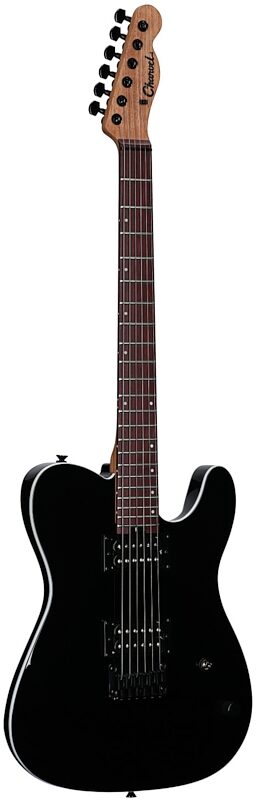 open zoom image for Charvel Standard Series SD2 HH HT Electric Guitar, Gloss Black, Open Box (Good), Body Left Front