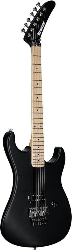 open zoom image for Kramer The 84 Electric Guitar (with Gig Bag), Intruder Black Satin, Body Left Front