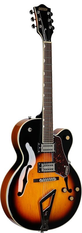 open zoom image for Gretsch G2420 Streamliner Hollowbody Electric Guitar, Aged Brooklyn Burst, Body Left Front