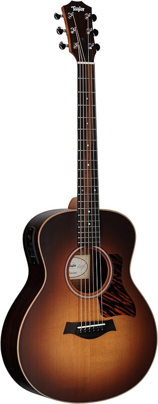 open zoom image for Taylor GS Mini-e Rosewood Acoustic-Electric Guitar, Sunburst, Body Left Front