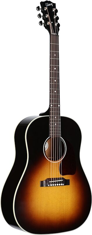 open zoom image for Gibson J-45 Standard Acoustic-Electric Guitar (with Case), Vintage Sunburst, Body Left Front