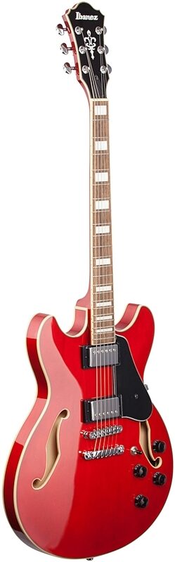 open zoom image for Ibanez AS73 Artcore Semi-Hollow Electric Guitar, Transparent Cherry, Body Left Front