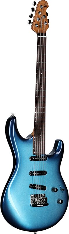 open zoom image for Ernie Ball Music Man Luke 4 Electric Guitar (with Softshell Case), Diesel, Open Box (Very Good), Body Left Front
