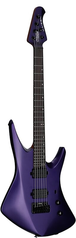 open zoom image for Sterling by Music Man Kaizen Electric Guitar, Firemist Purple Satin, Rosewood Fretboard, Body Left Front