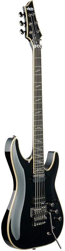open zoom image for Schecter C-1 FR-S Blackjack Electric Guitar, Gloss Black, Open Box (Good), Body Left Front